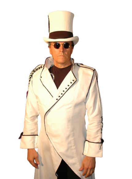 Jonah Whale white coat top hat